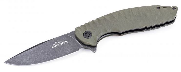 Ultra-X Ripple 440C Black Stonewash - OD Green HK214I