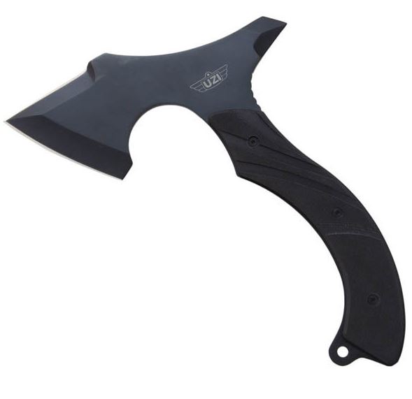 Uzi AXE2 Masada Axe, G10 Black Handles, UZIAXE2 - Click Image to Close