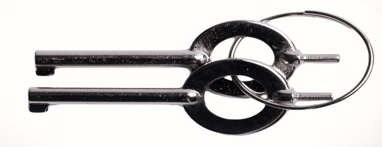 Uzi Handcuff Keys - Set of 2 - Click Image to Close