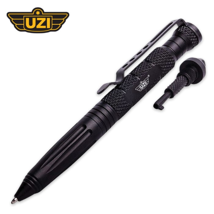 UZI TP6BK Tactical Pen with Handcuff Key - Black