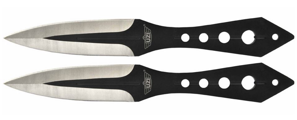 UZI TZP 2-Piece Throwing Set w/ Nylon Sheath