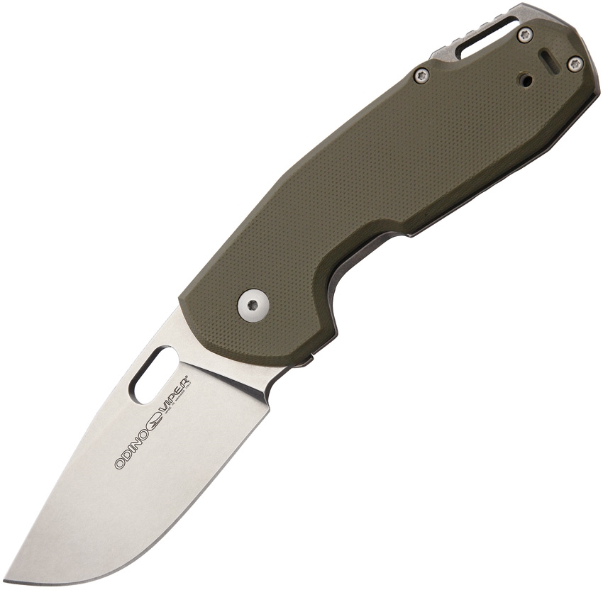 Viper 5918GG Odino Titanium Framelock Folding Knife, N690, G10 Handle, V5918GG - Click Image to Close