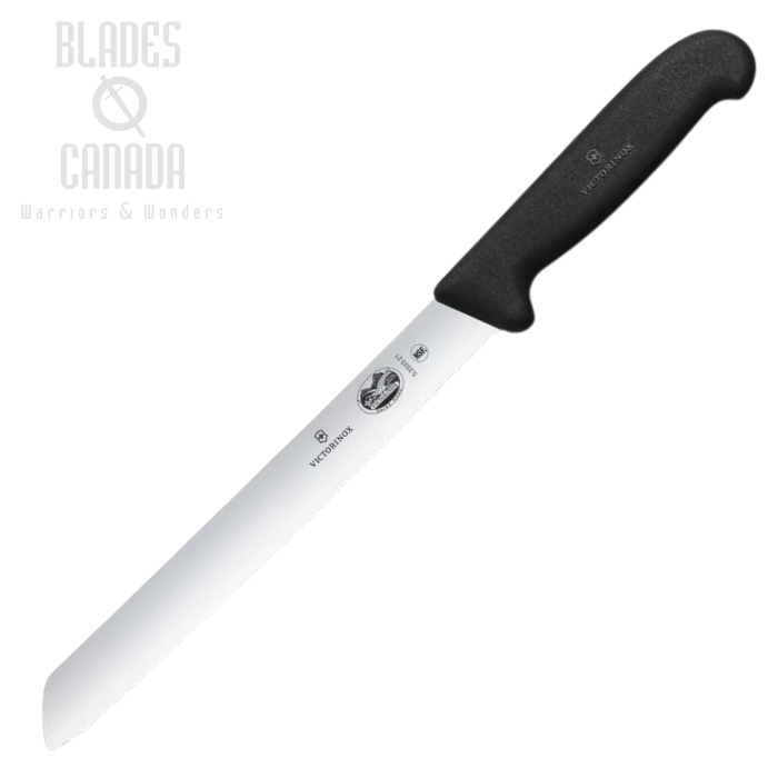Victorinox Fibrox Bread Kitchen Knife 8", 5.2533.21BK