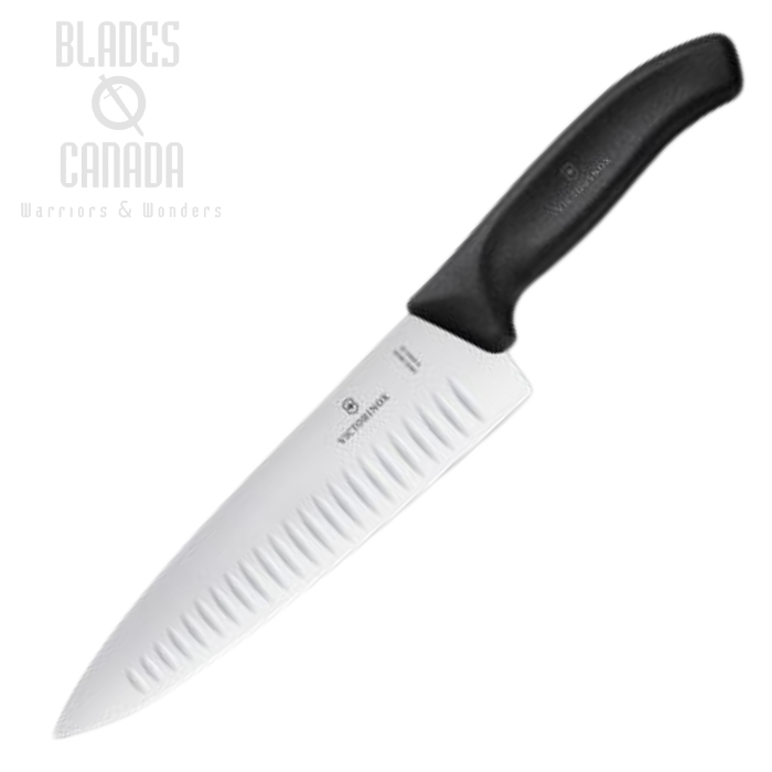 Victorinox Swiss Classic 8" Granton Chef's Knife - Black