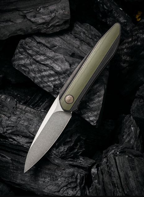 WE Knife Black Void Opus Folding Knife, 20CV, G10/Titanium, 2010V-2