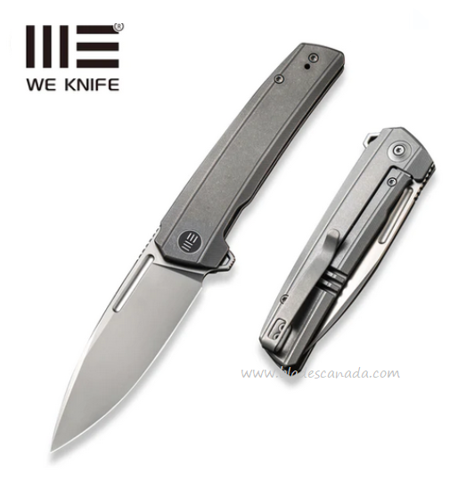 WE Knife Speedster Flipper Framelock Knife, CPM 20CV, Titanium, 21021B-1