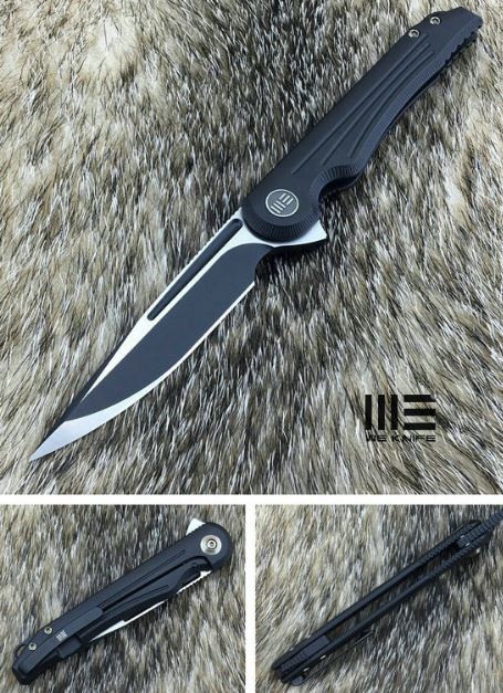 WE Knife Array Flipper Framelock Knife, S35VN, Titanium, 718G