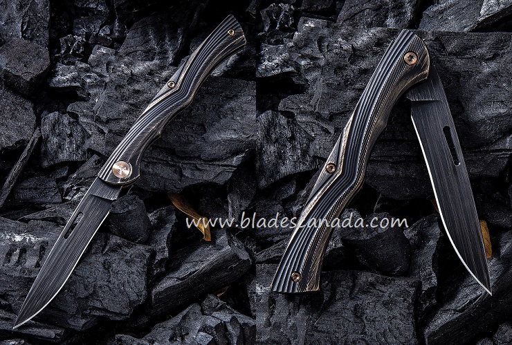 WE Knife Scamp Slipjoint Folding Knife, S35VN, Titanium Black, 905B