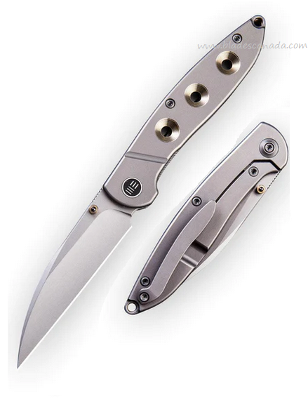 WE Knife Schism Framelock Folding Knife, S35VN, Titanium, 908A