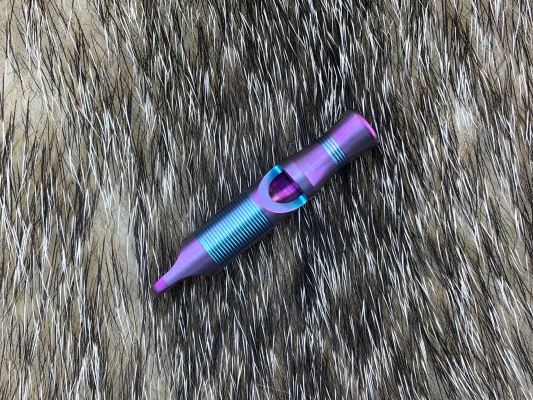 WE Knife 05A Whistle, Titanium Purple, 05A