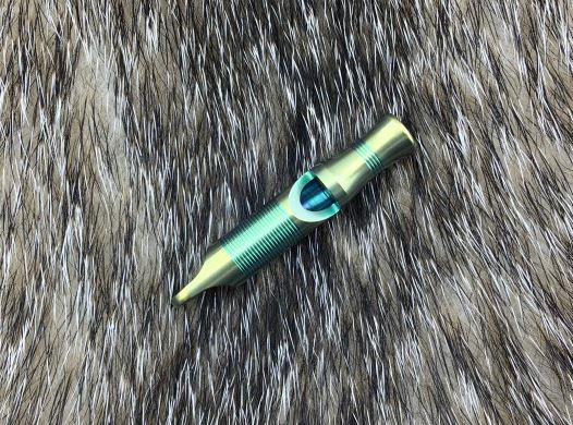 WE Knife A-05C Whistle, Titanium Green