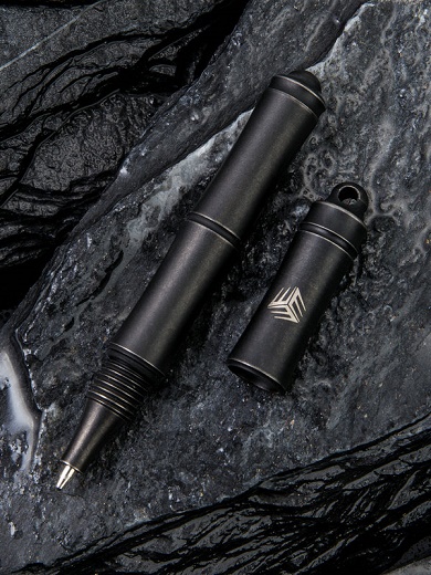 WE Knife TP-04C Syrinx Pen, Titanium Black, TP-04C