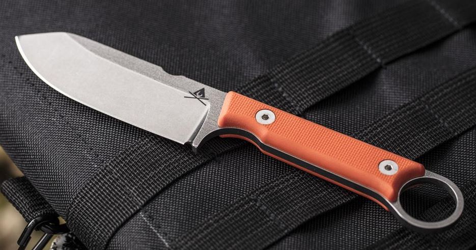 White River Firecraft 3.5 Pro Fixed Blade Knife, S35VN, G10 Textured Orange, Kydex Sheath