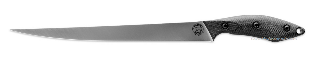 White River Pro Fillet Knife, CPM S35VN 10", G10 Black, Kydex Sheath