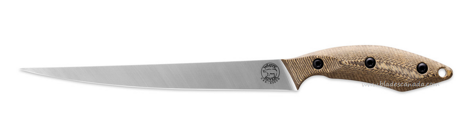 White River Pro Fillet Knife, CPM S35VN 8", Maple/Richlite Black, Kydex Sheath