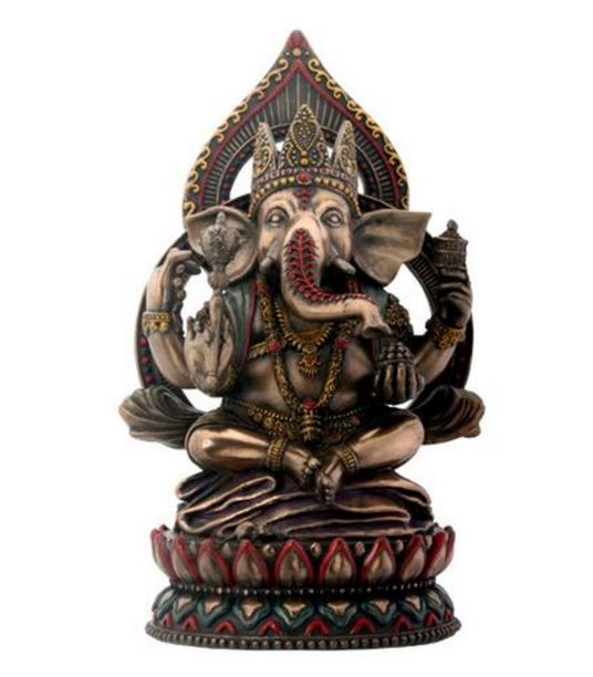 YTC Summit Seated Ganesha on Lotus YTC6774 - Click Image to Close