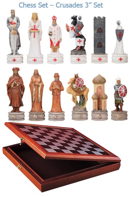 YTC Summit 7062 Crusades Chess Set