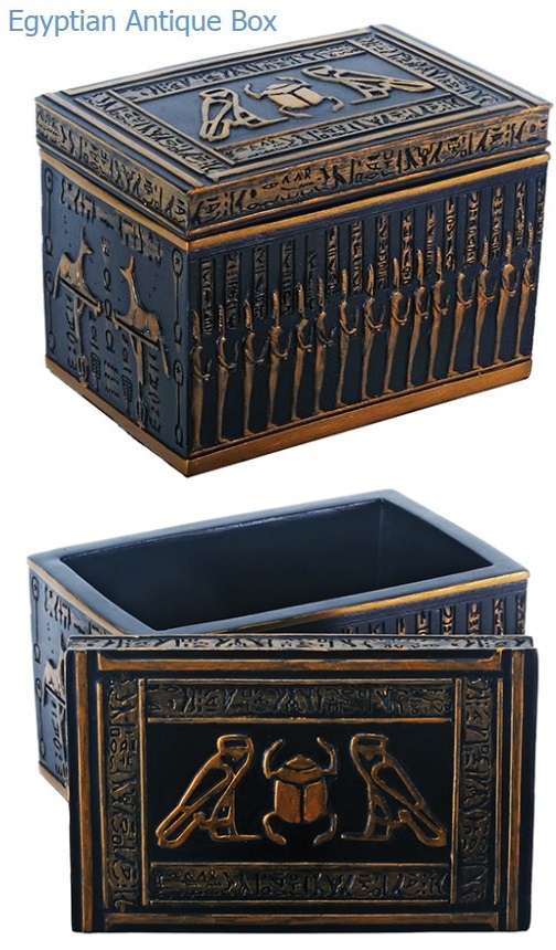 YTC Summit 8553 Egyptian Antiqued Box - Click Image to Close