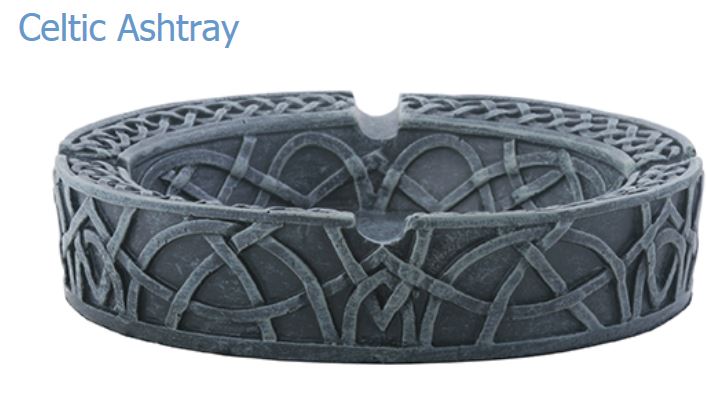 YTC Summit 9045 Celtic Ashtray - Click Image to Close