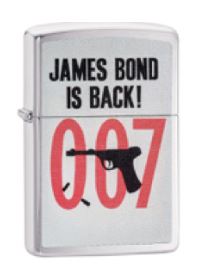 Zippo James Bond Is Back Lighter, 29563 - Click Image to Close