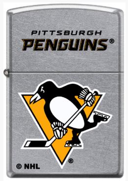 Zippo NHL Hockey Pittsburgh Penguins Lighter - Click Image to Close