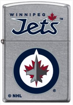 Zippo Winnipeg Jets Lighter - Click Image to Close