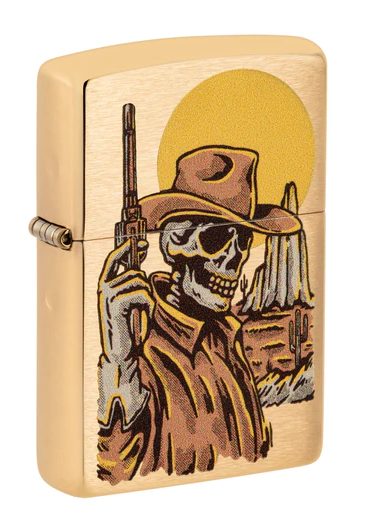 Zippo Wild West Skeleton Design Lighter, 48519