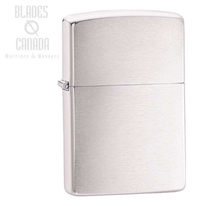 Zippo Brushed Chrome Lighter, 200