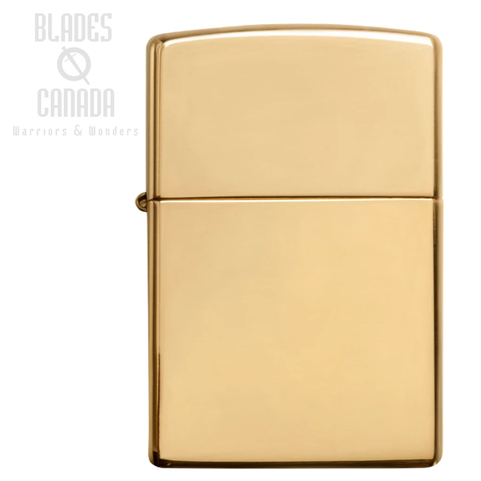 Zippo High Polish Brass Lighter, 254B
