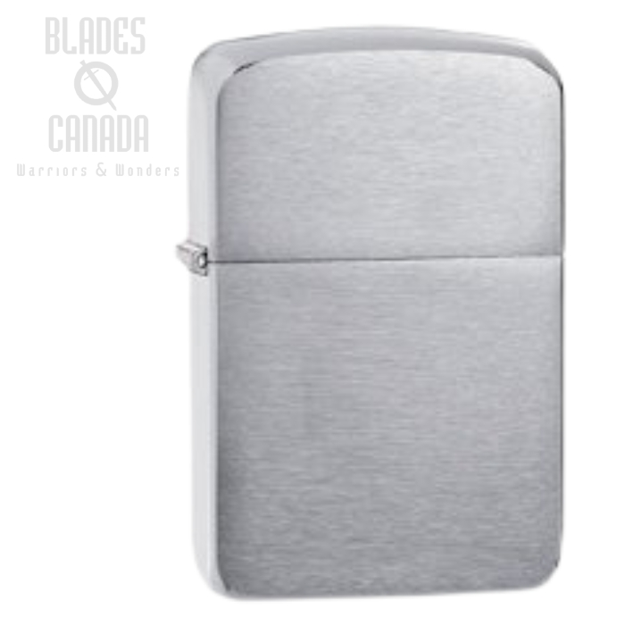Zippo 1941 Replica Lighter, Brushed Chrome