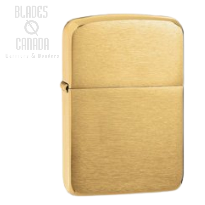 Zippo Replica Brushed Brass Lighter, 1941B
