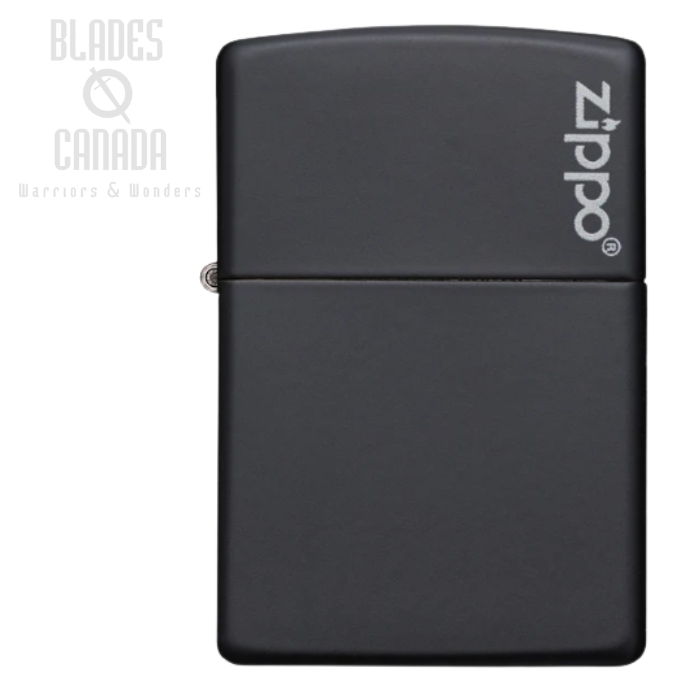 Zippo Black Matte Lighter, 218ZL