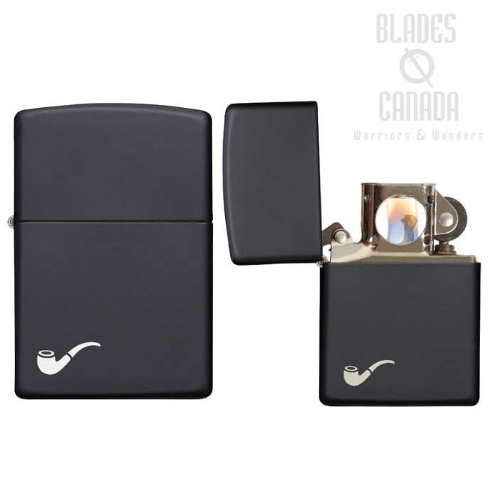 Zippo Black Matte Pipe Lighter, 11800