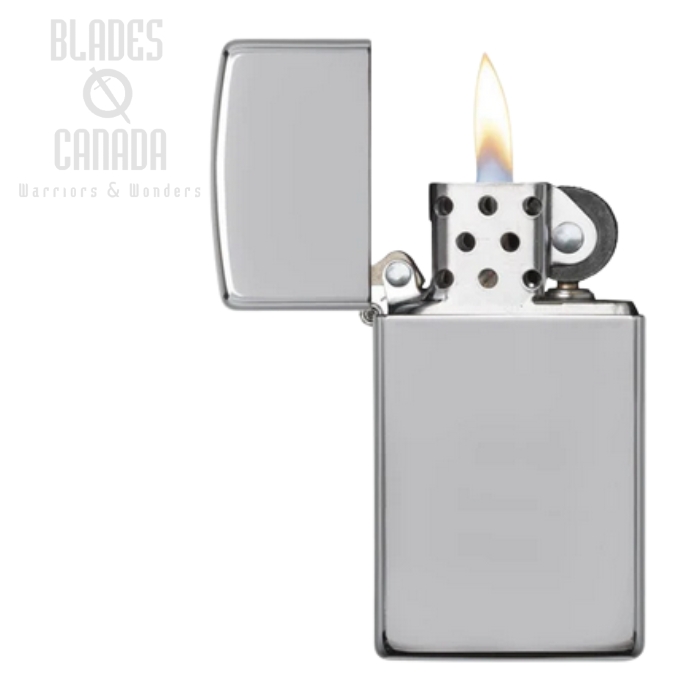 Zippo Slim Lighter, High Polish Chrome, 1610