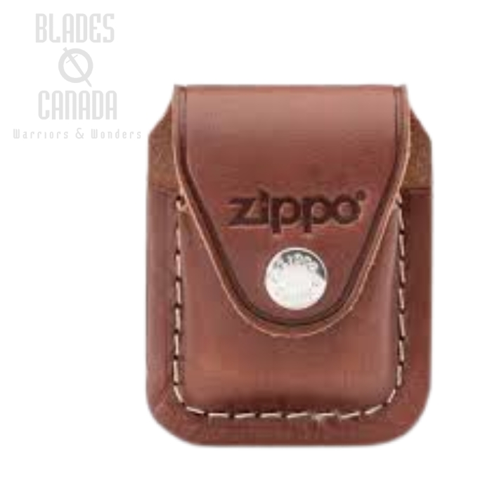 Zippo Leather Lighter Clip Pouch, Brown, LPCB