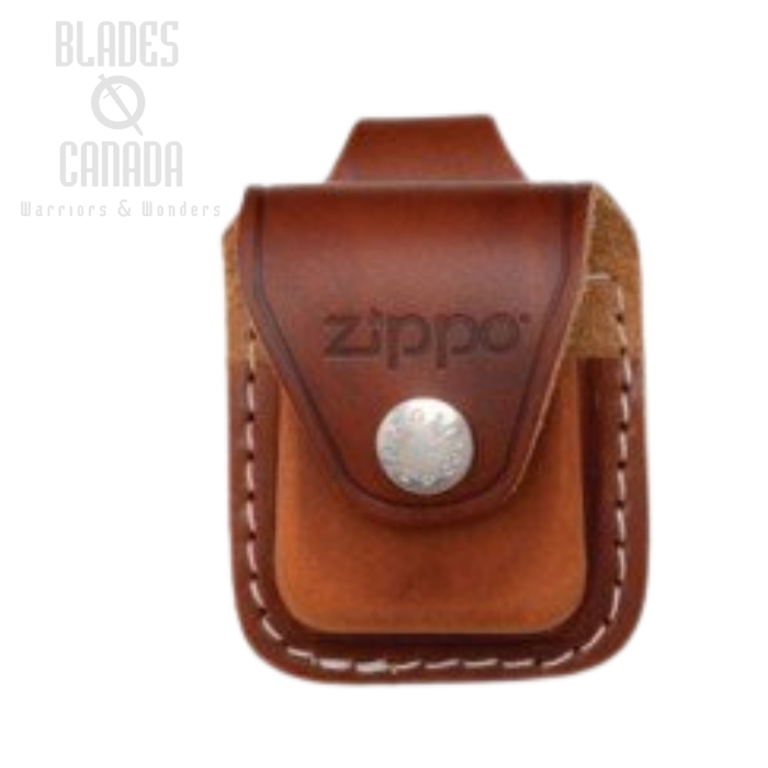 Zippo Leather Lighter Loop Pouch, Brown, LPLB