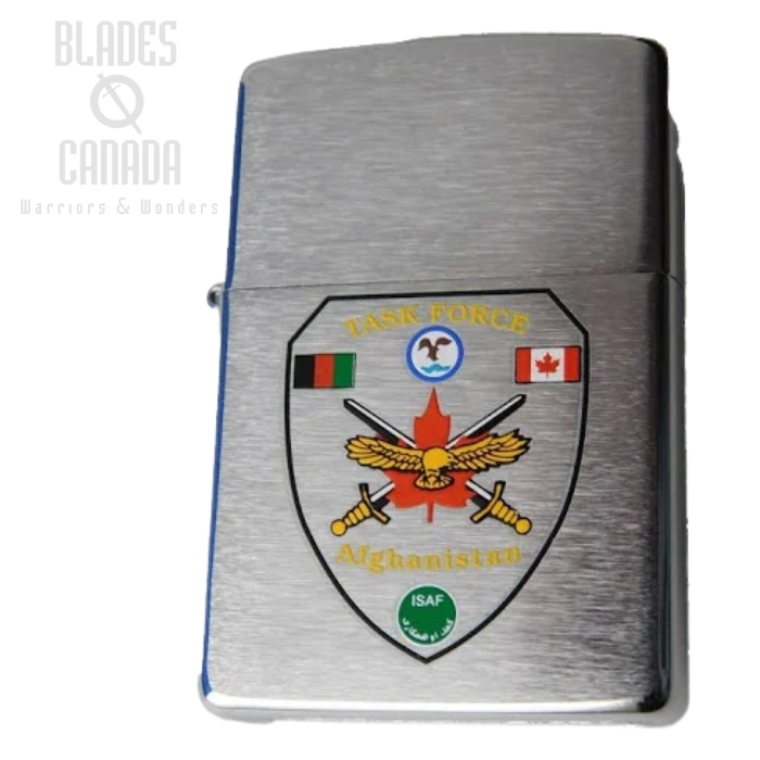 Zippo Canadian Forces Afghanistan Lighter, Ltd Edition Silver, 26695