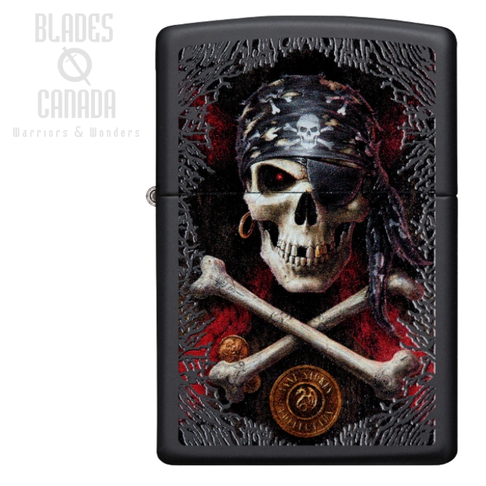 Zippo Anne Stokes Pirate Skull Lighter, 28140