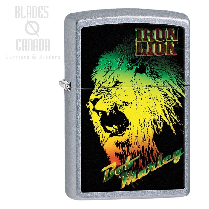 Zippo Bob Marley Iron Lion Lighter, 28844