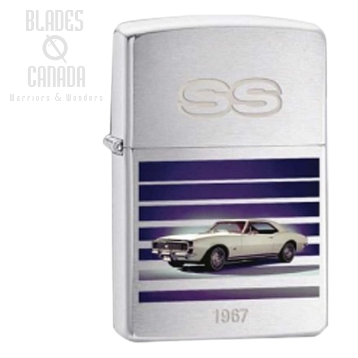 Zippo Chevrolet Camaro 1967 Lighter, Chrome