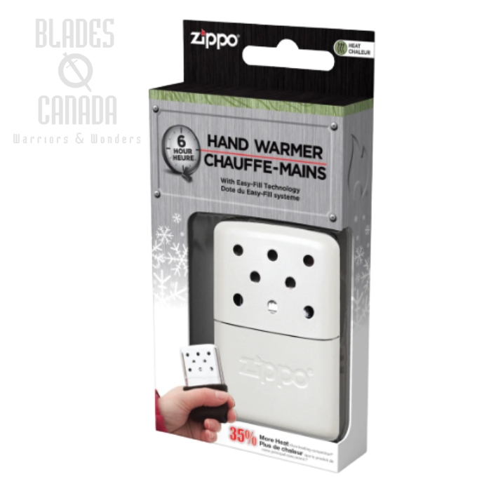 Zippo 6-Hour Hand Warmer Lighter, Pearl