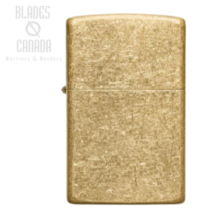 Zippo Tumbled Brass Lighter, 49477