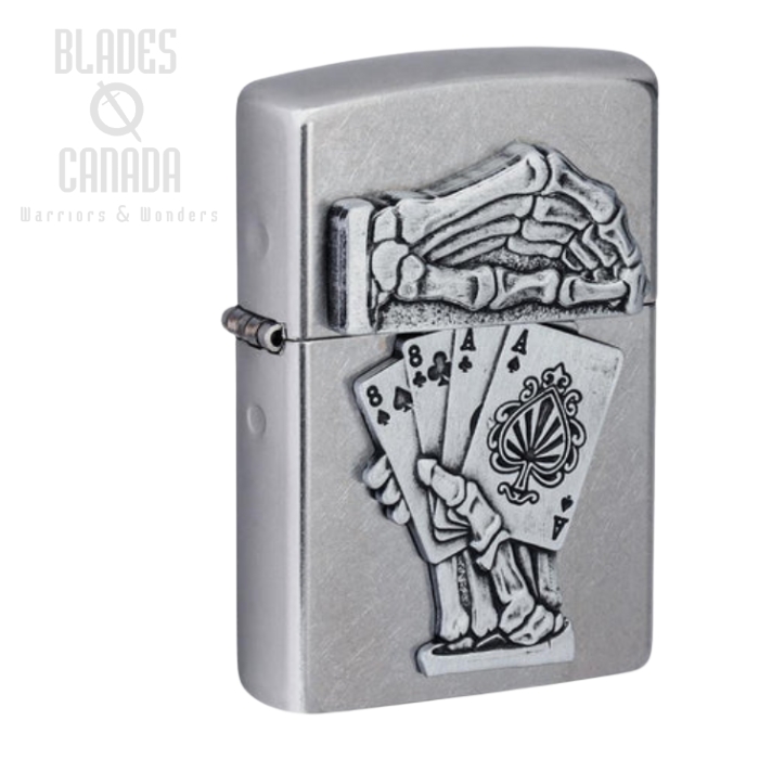Zippo Dead Mans Hand Emblem Design, 49536