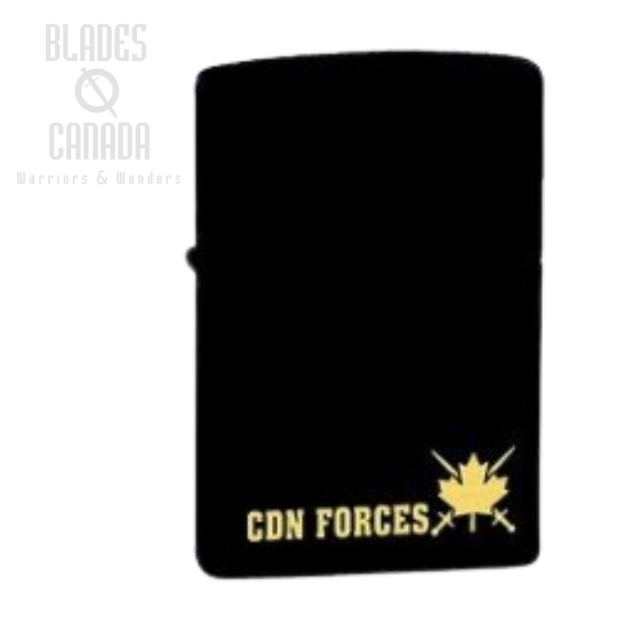 Zippo Canadian Forces Lighter, Black Matte, 67667