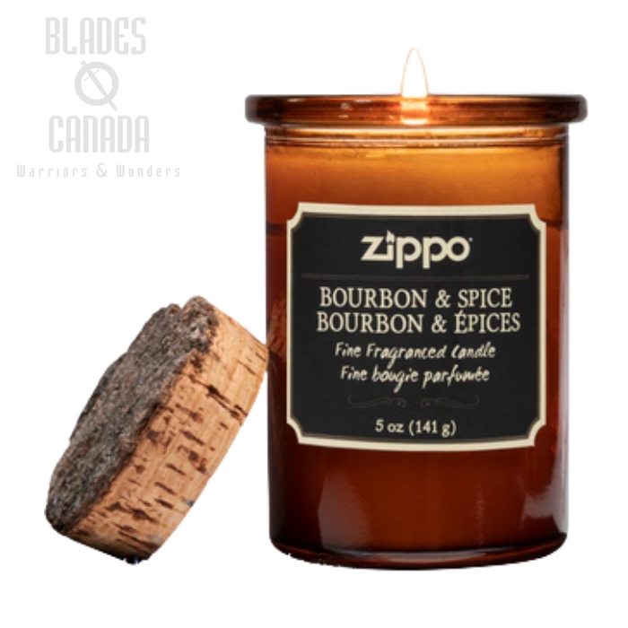 Zippo Soy Wax Candle, Bourbon & Spice