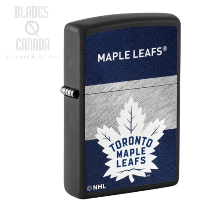 Zippo NHL Toronto Maple Leafs Lighter, Metal Construction, 42336
