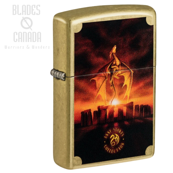 (image for) Zippo Anne Stokes Stonehedge Dragon Lighter, 73224