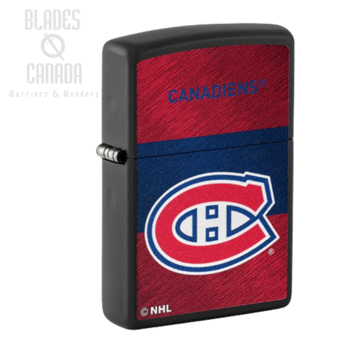 Zippo NHL 218 Montreal Canadiens Lighter, Metal Construction, 74222