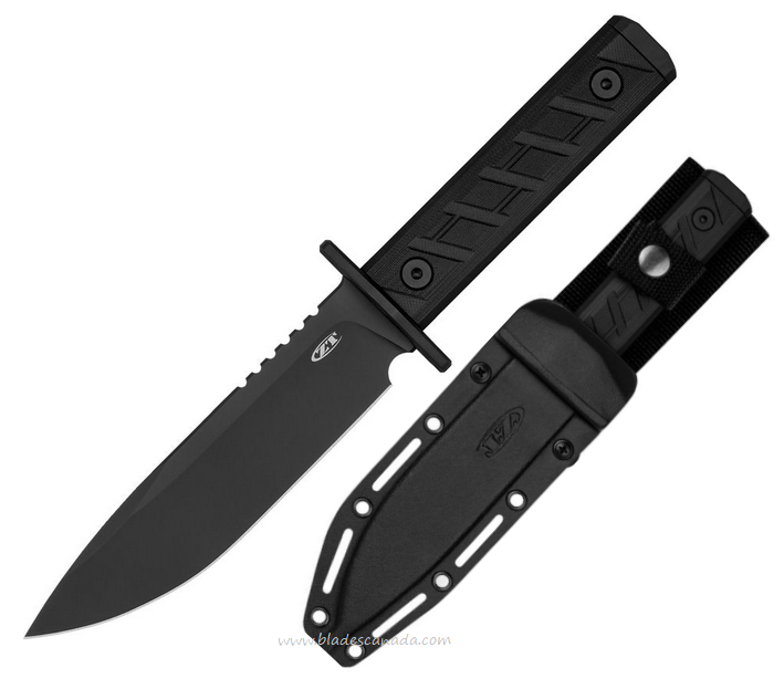 Zero Tolerance 0006BLK Fixed Blade Knife, CPM 3V Black, G10 Black, Kydex Sheath