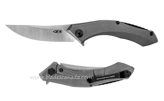 Zero Tolerance Sinkevich 0460TI Flipper Framelock Knife, CPM 20CV, Titanium, ZT0460TI